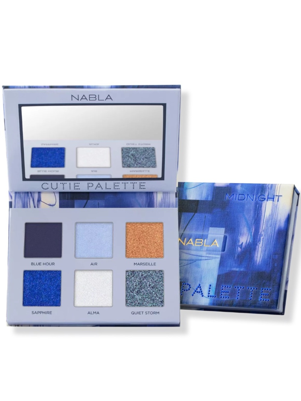 Nabla Cutie Eyeshadow Palette in Midnight 9g BRAND NEW/SEALED